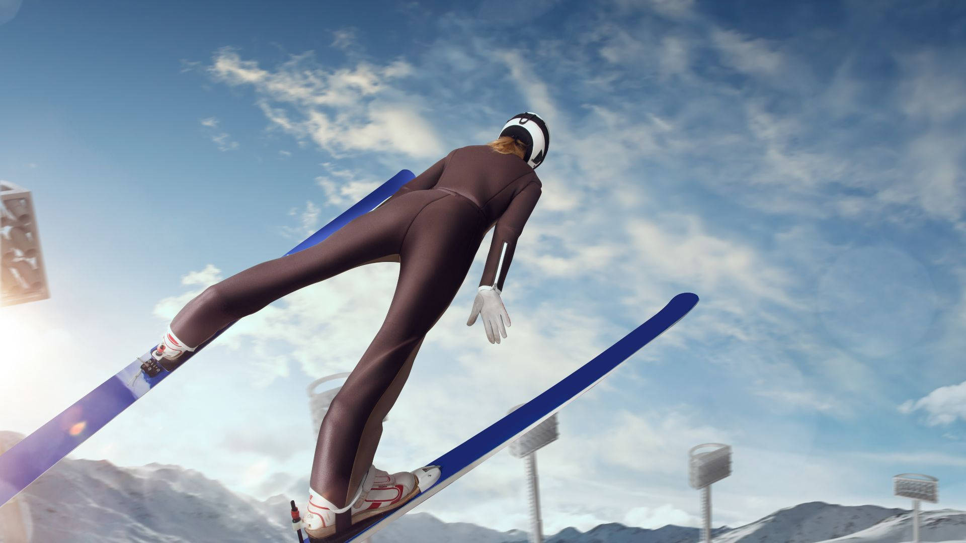 Ski Jumping Sports Game Wallpaper