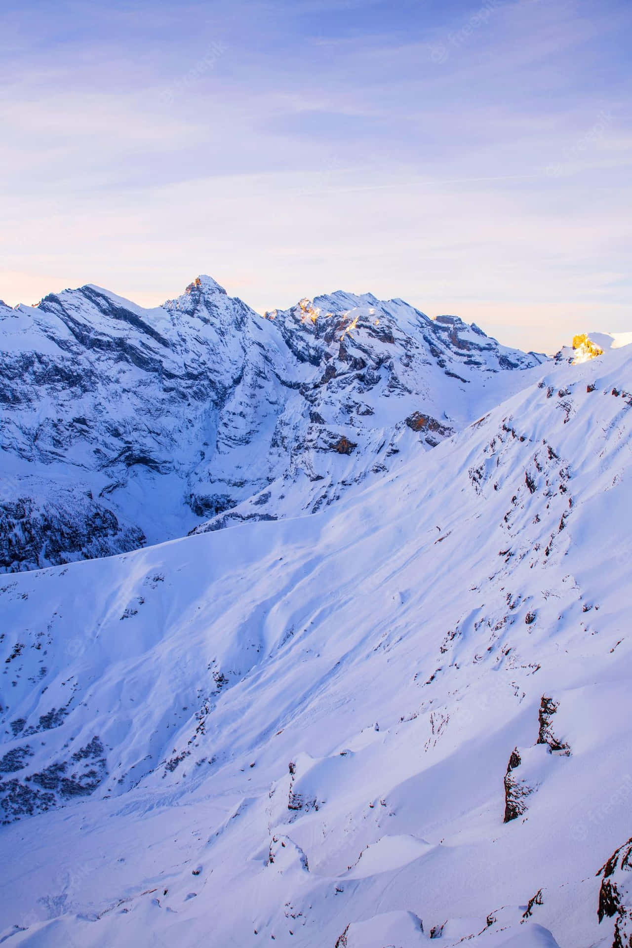 Take the Plunge and Explore the Treasured Tracks of This Ski Mountain Wallpaper