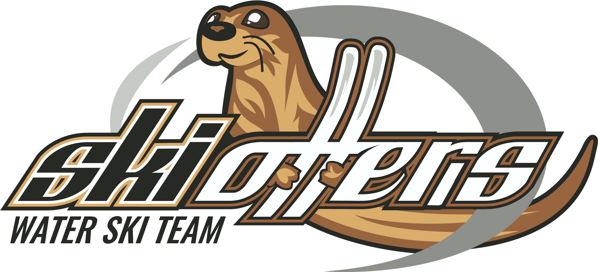Ski Otters_ Water Ski Team_ Logo PNG
