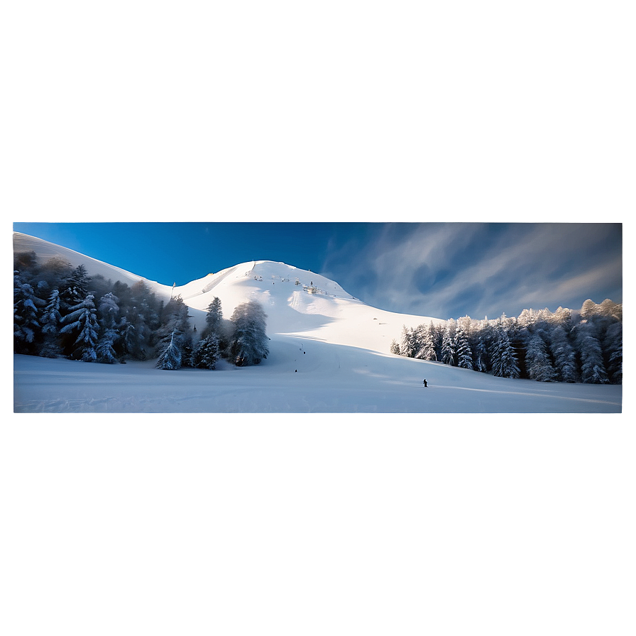 Ski Resort Snow Landscape Png 04292024 PNG