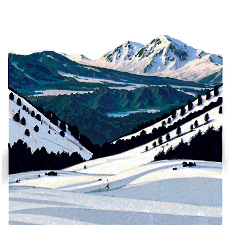 Ski Resort Snow Landscape Png 69 PNG