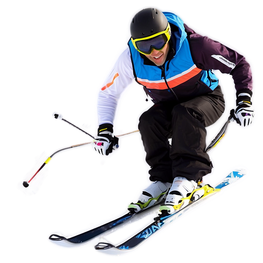 Download Skier In Action Png Wva | Wallpapers.com