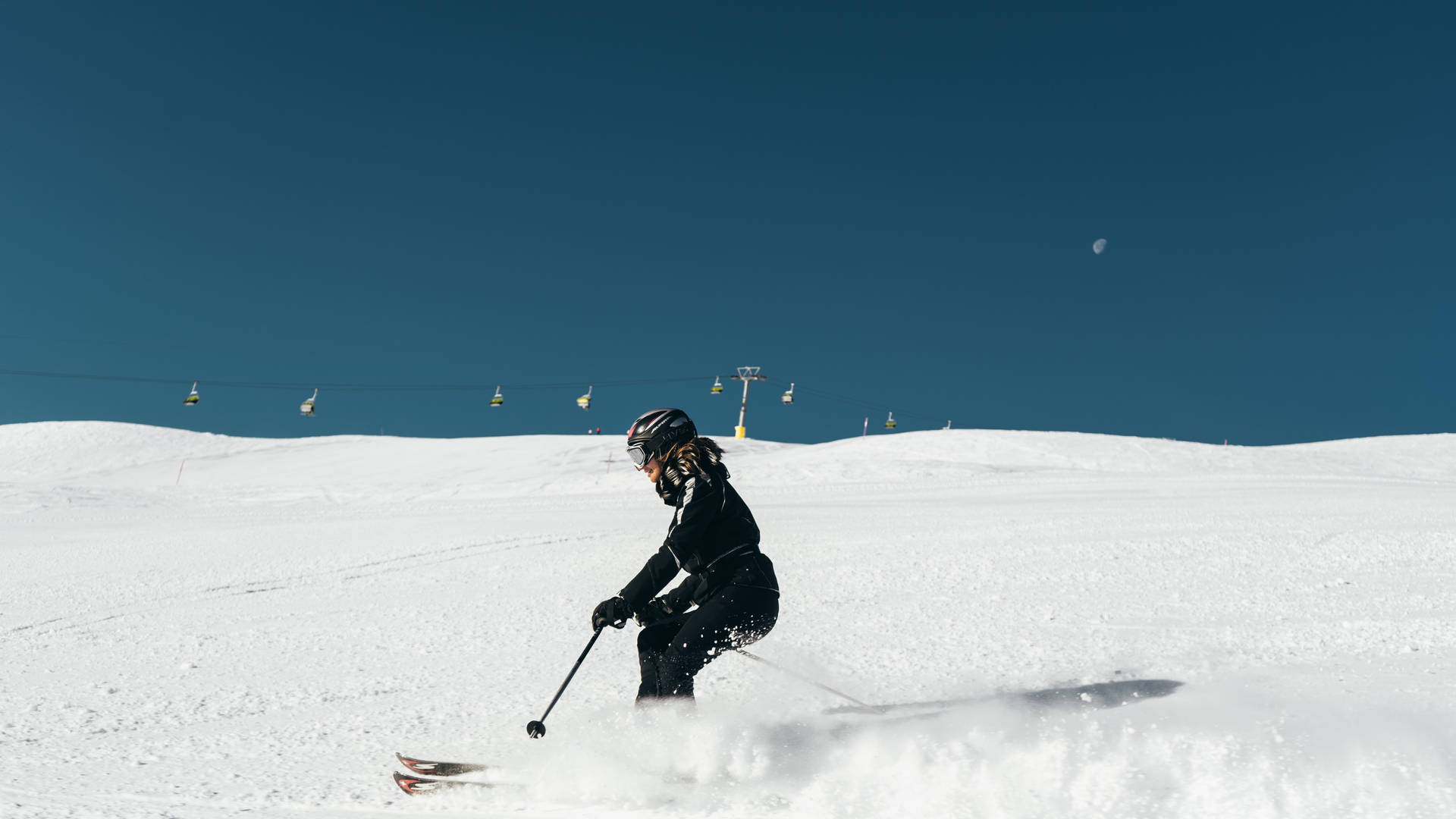 Campode Esquí Sobre Hielo Fondo de pantalla