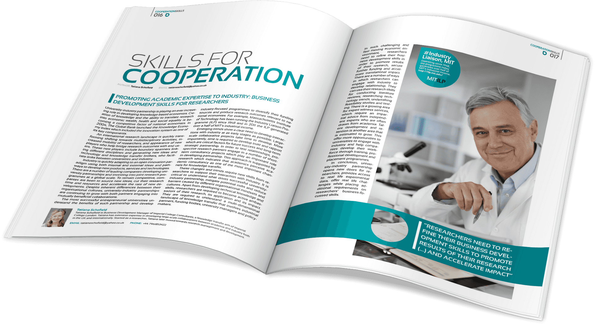 Skillsfor Cooperation Magazine Spread PNG