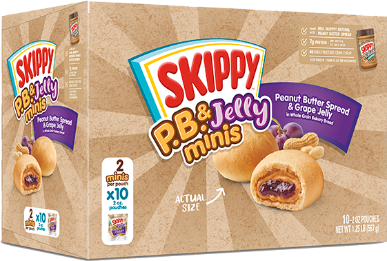 Skippy P Band Jelly Minis Packaging PNG
