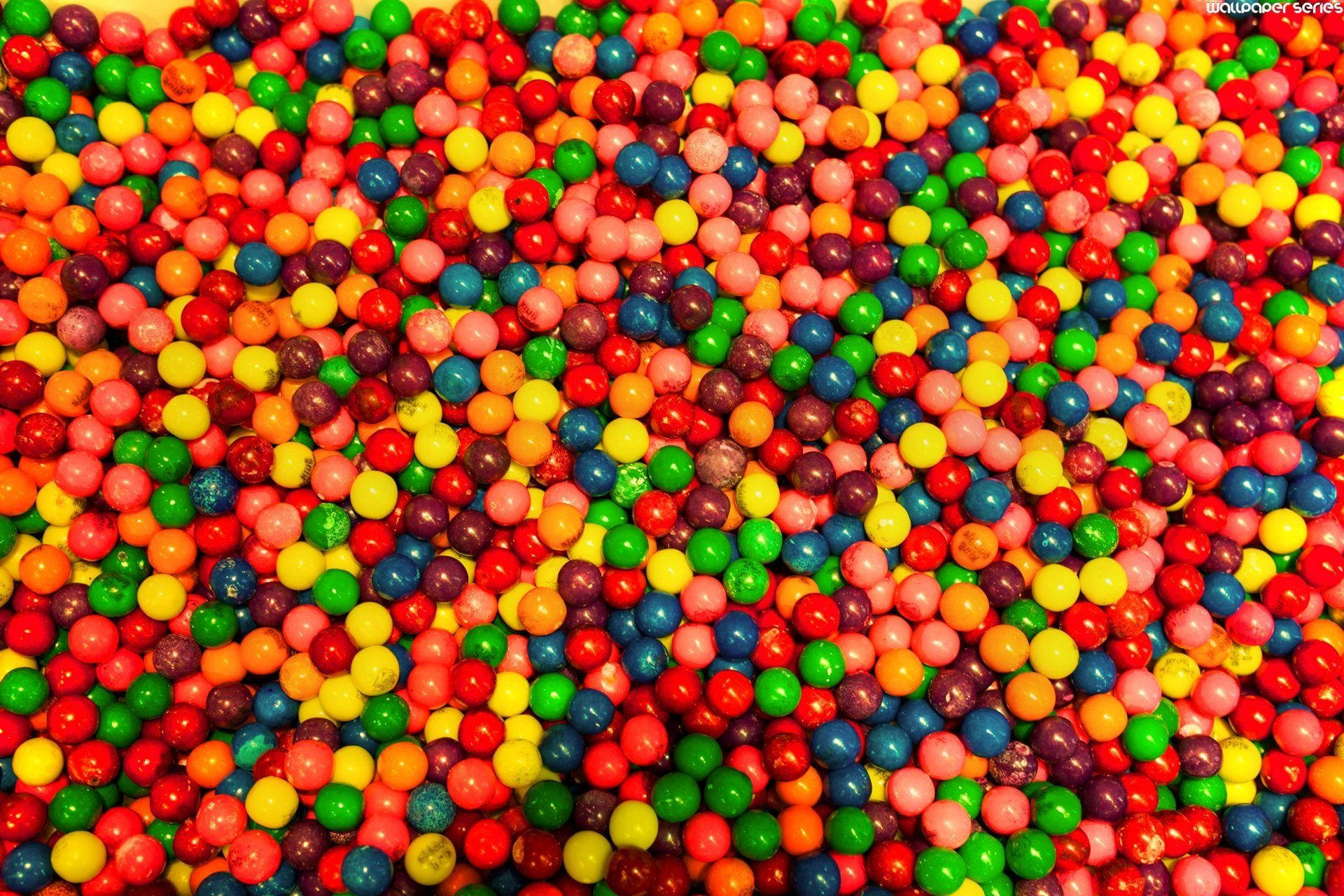 Skittles Candy Baggrund Wallpaper