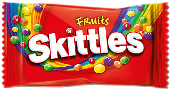 Skittles Fruit Candy Package PNG