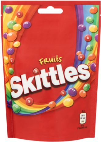 Skittles Fruits Flavor Package PNG