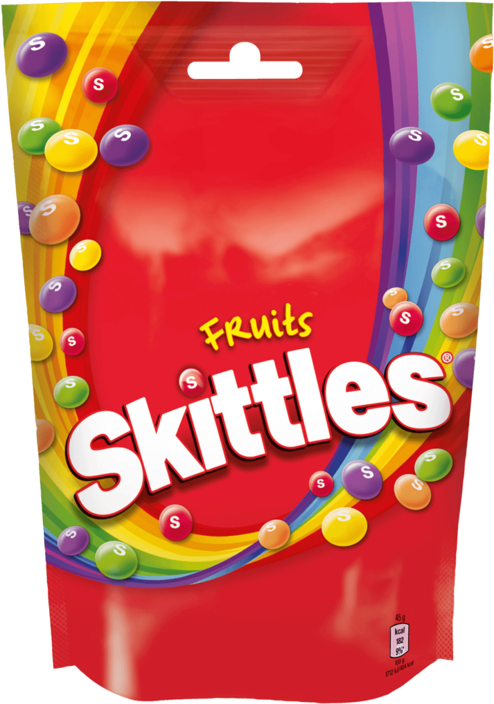 Skittles Fruits Flavor Package PNG