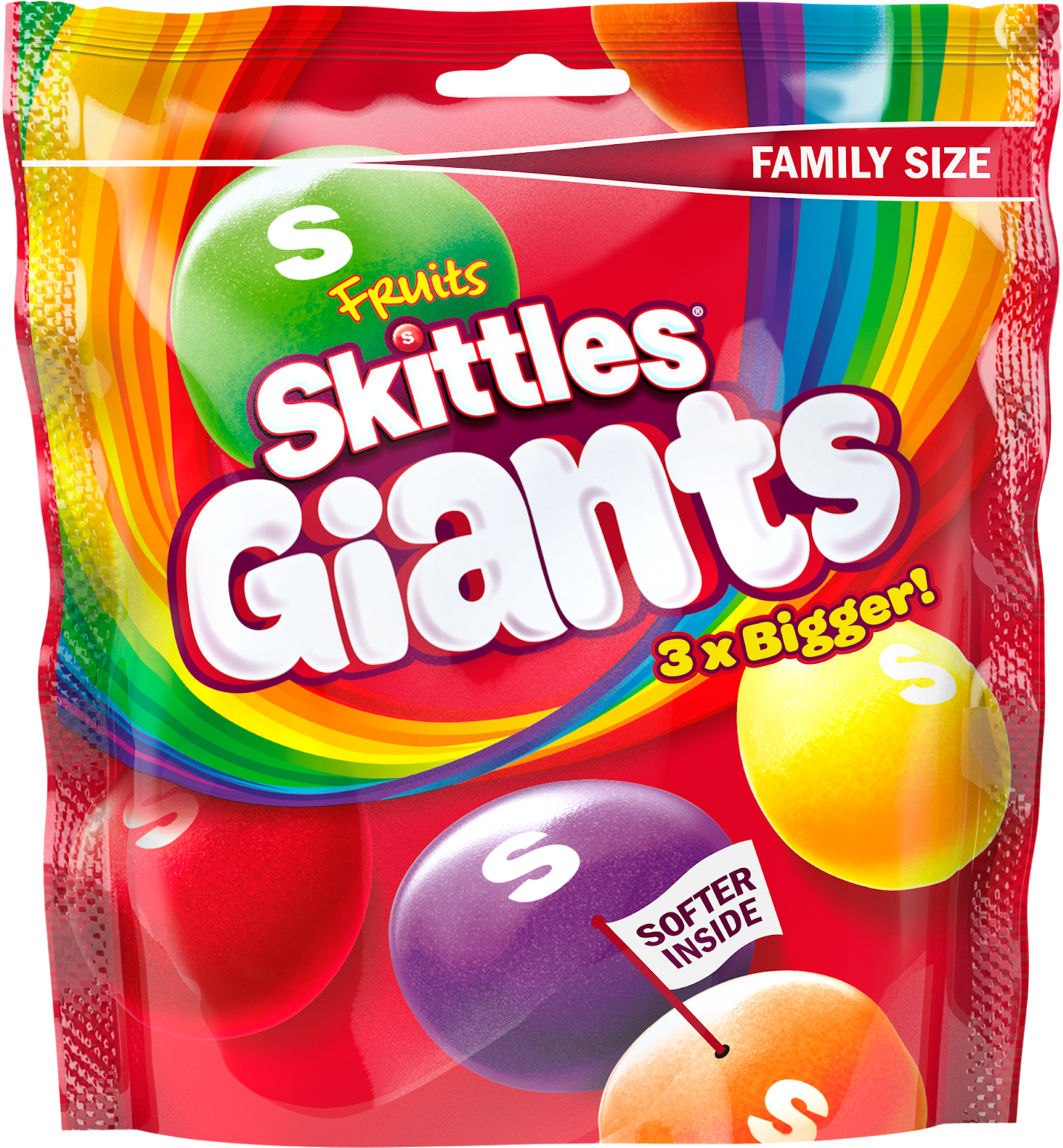 Skittles Giants Family Size Pack PNG