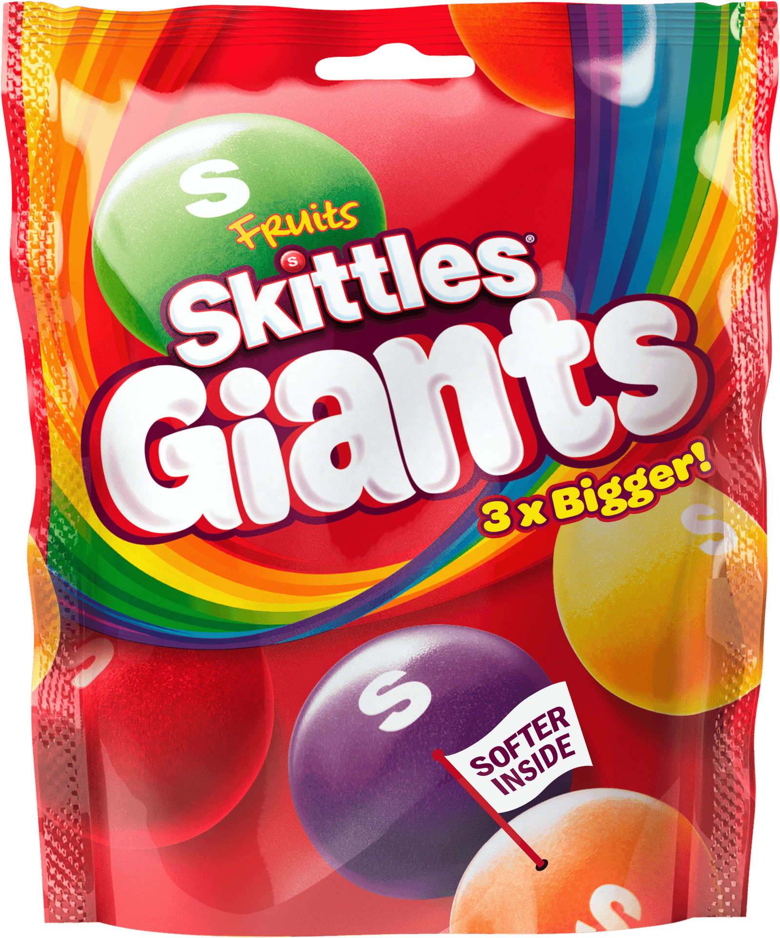 Skittles Giants3x Bigger Pack PNG