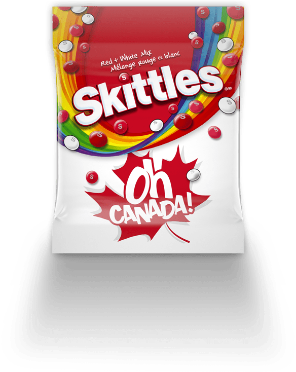 Skittles Oh Canada Edition Package PNG