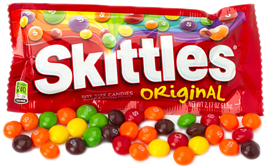 Skittles Original Candy Package PNG