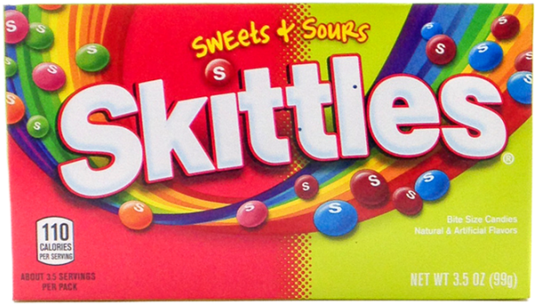 Skittles Sweetsand Sours Package PNG