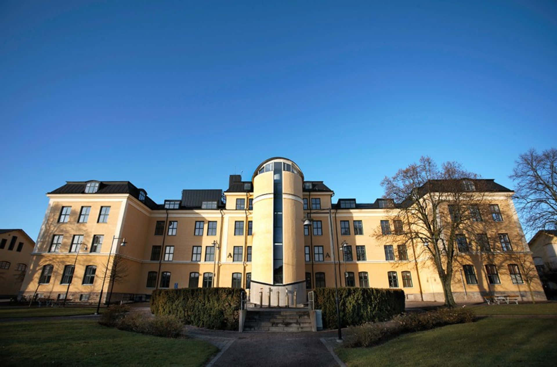 Skovde Historical Building Exterior Wallpaper