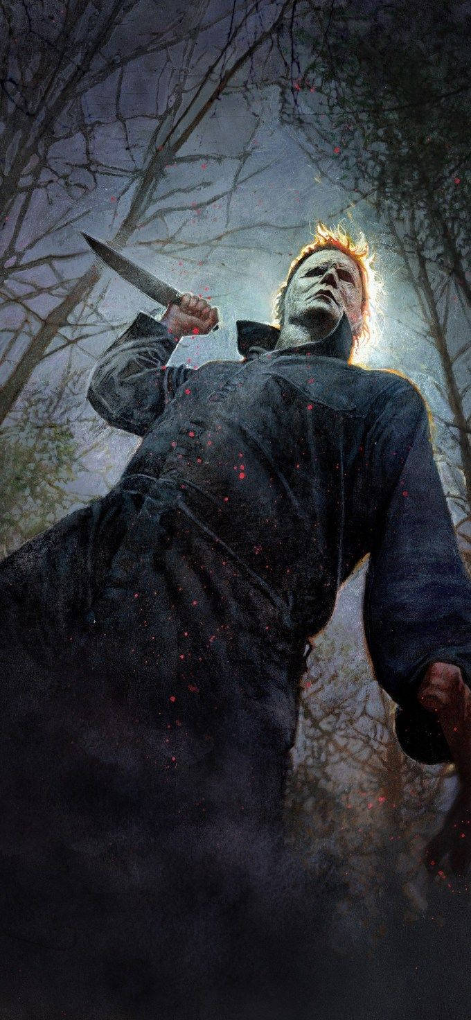 Skræmmende Halloween Michael Myers Wallpaper