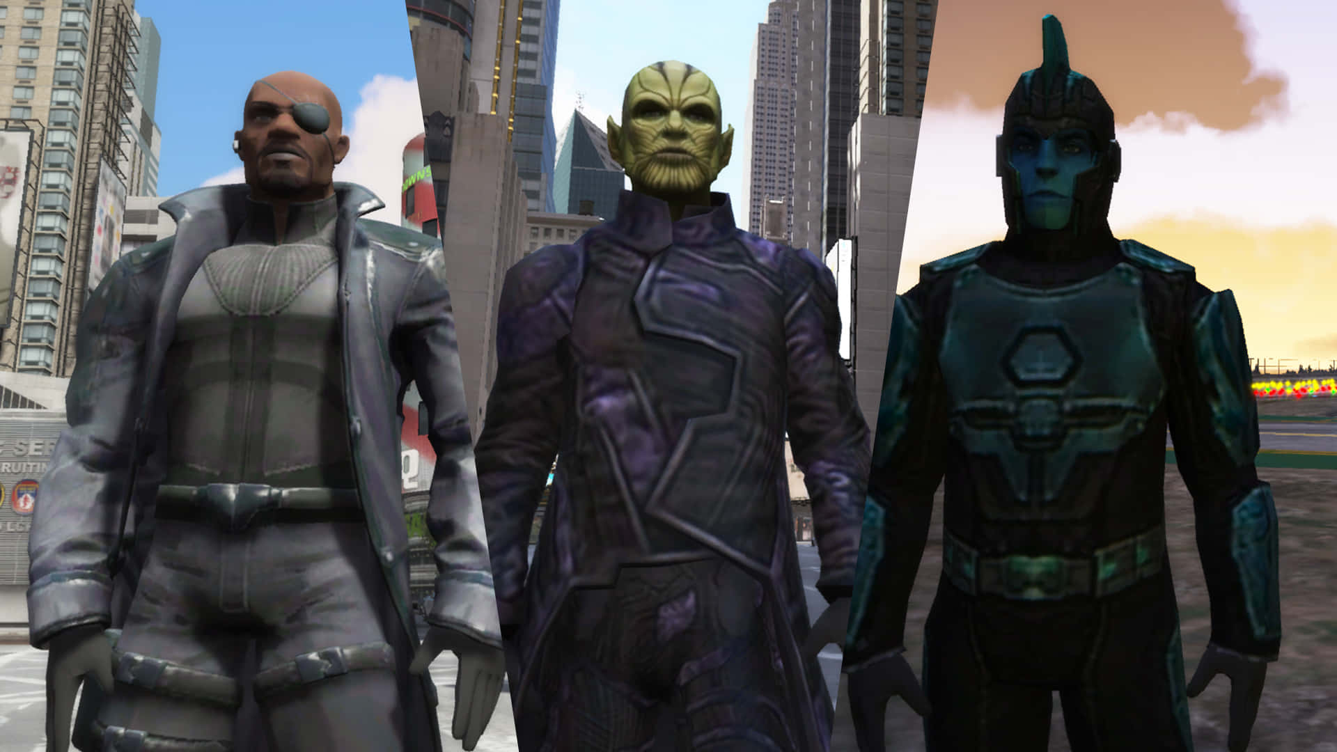 The Skrulls, an alien shape shifting race Wallpaper