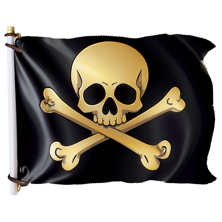 Skull And Bones Pirate Flag Png 06122024 PNG