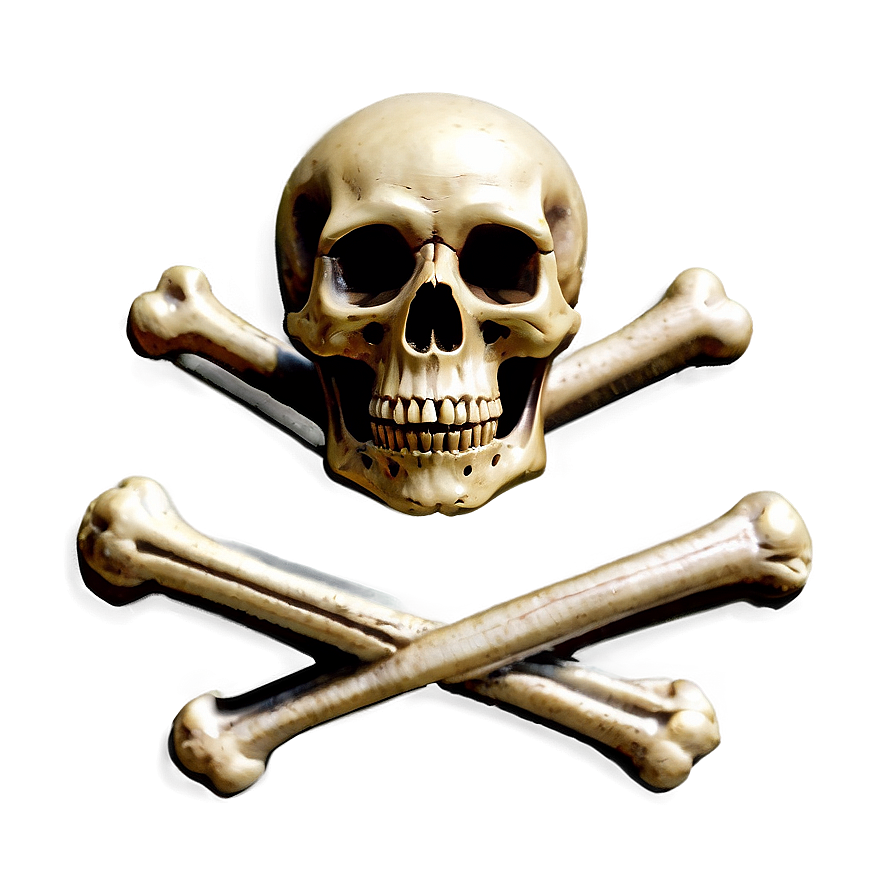 Skull And Crossbones D PNG