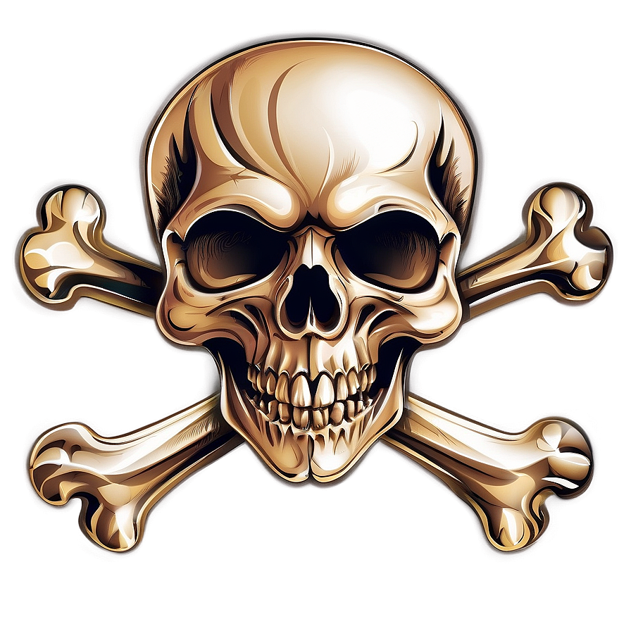 Skull And Crossbones Vector Png 9 PNG