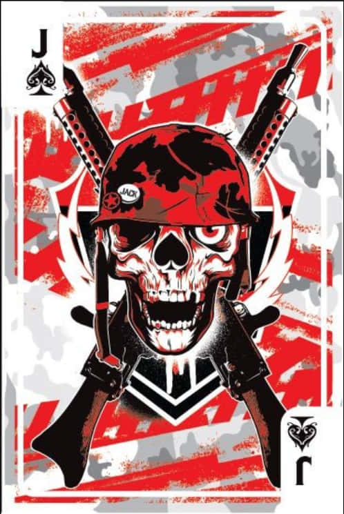 Skull Jack Playing Card PNG