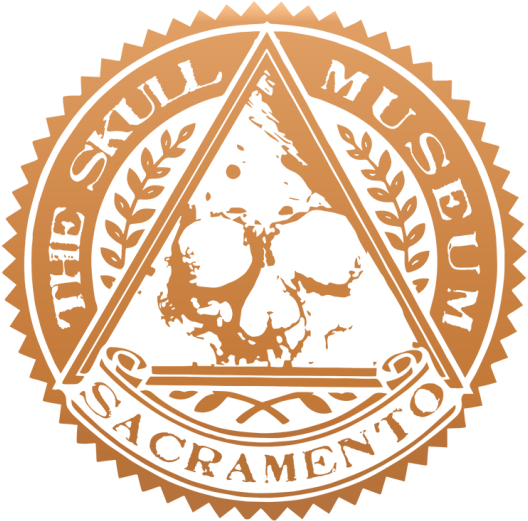 Skull Museum Sacramento Seal PNG