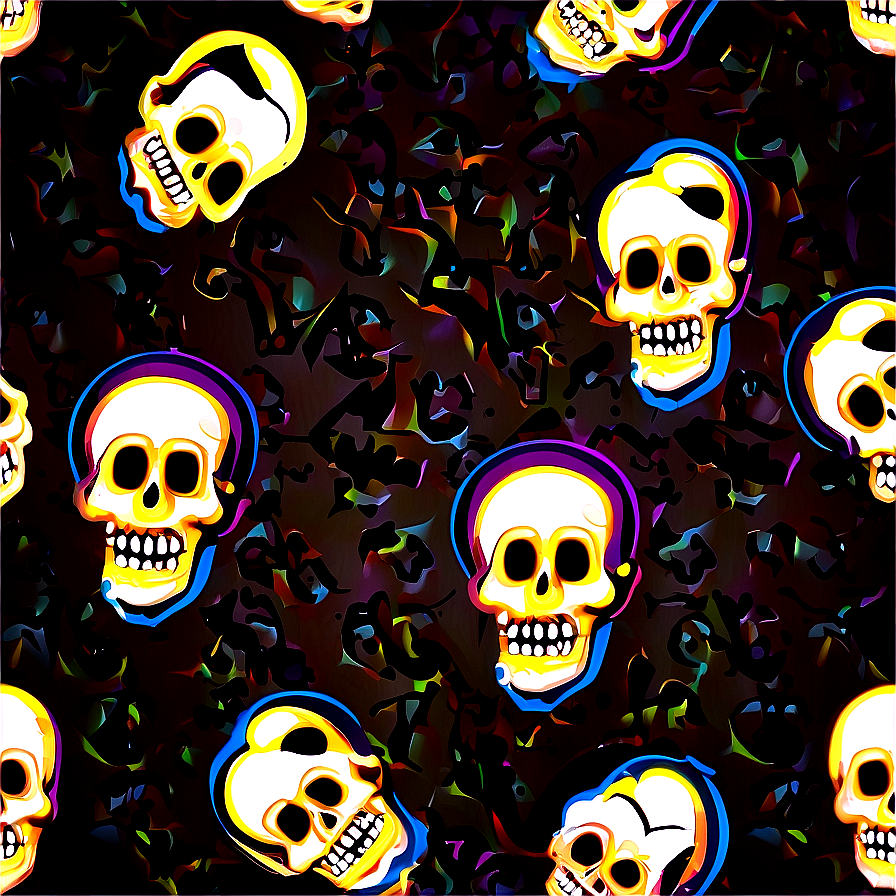 Skull Pattern Png 22 PNG