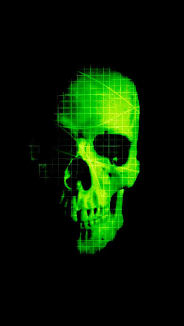 Get Ready To Talk On The Skull Phone Wallpaper