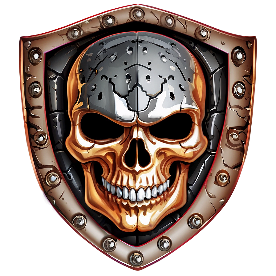Skull Shield Vector Png Mtq PNG