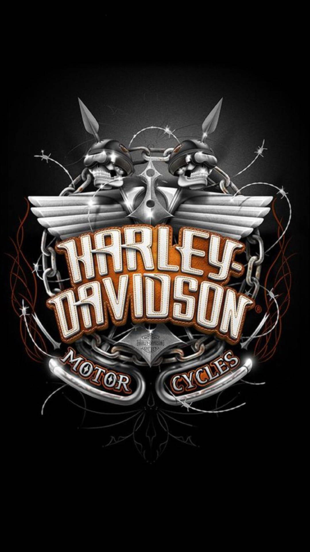Skull Spike Harley Davidson Mobile Picture