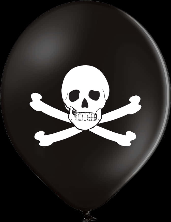 Skulland Crossbones Balloon PNG