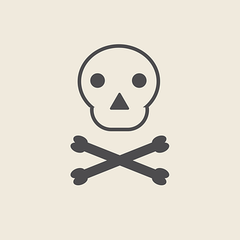 Skulland Crossbones Symbol PNG