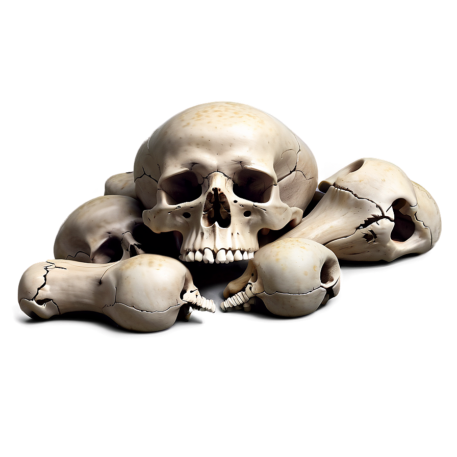 Skulls And Bones Pile Png Fxm PNG