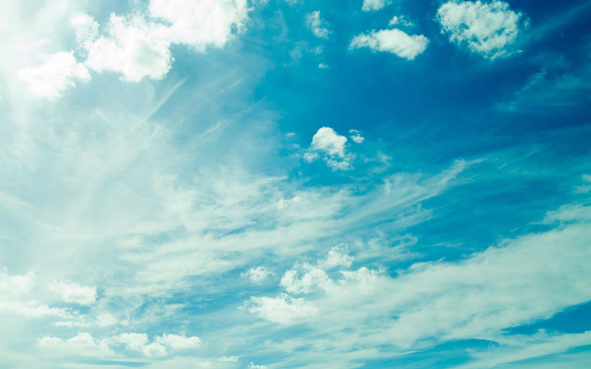 Sky Background White Clouds