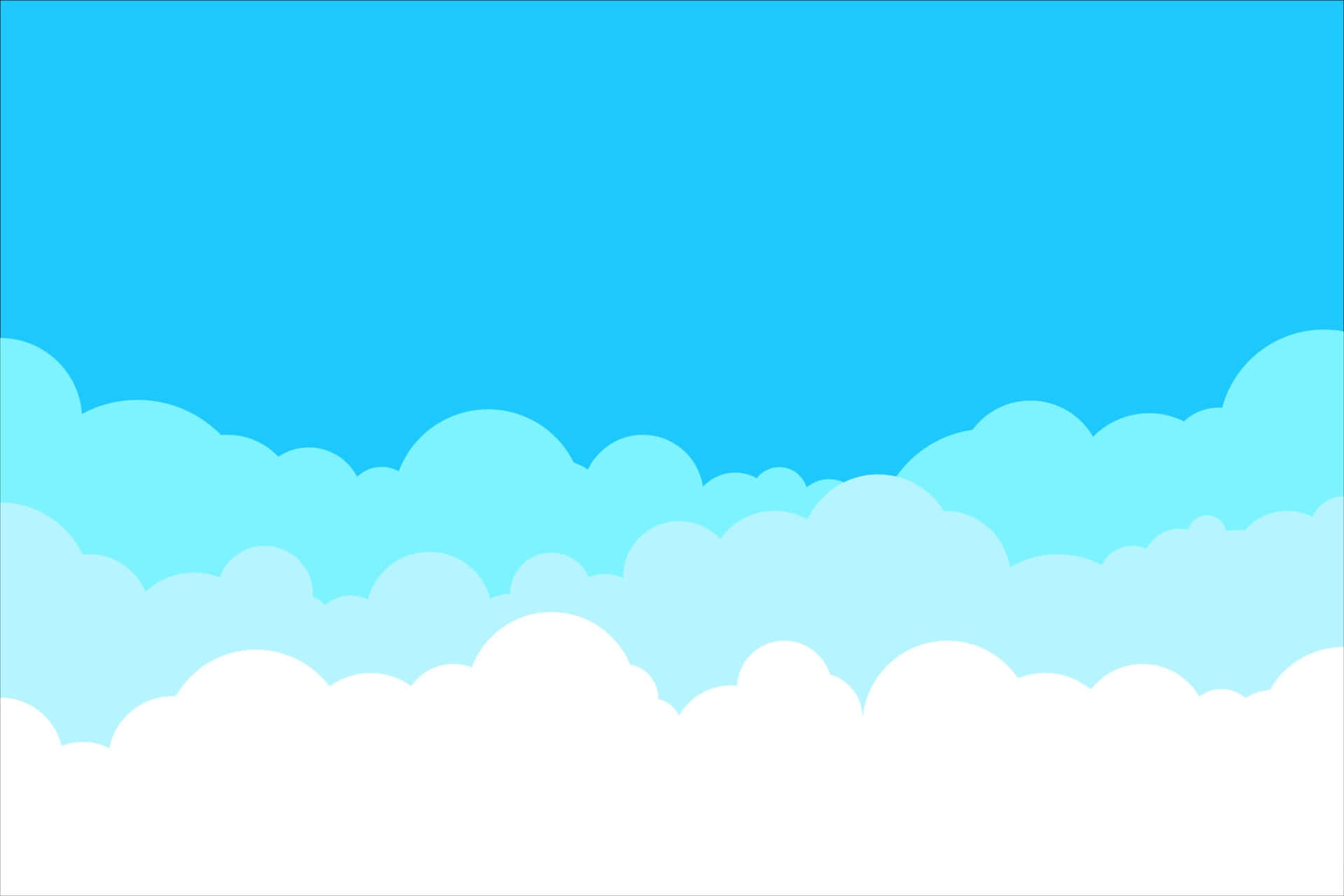Tranquil Sky Blue Background