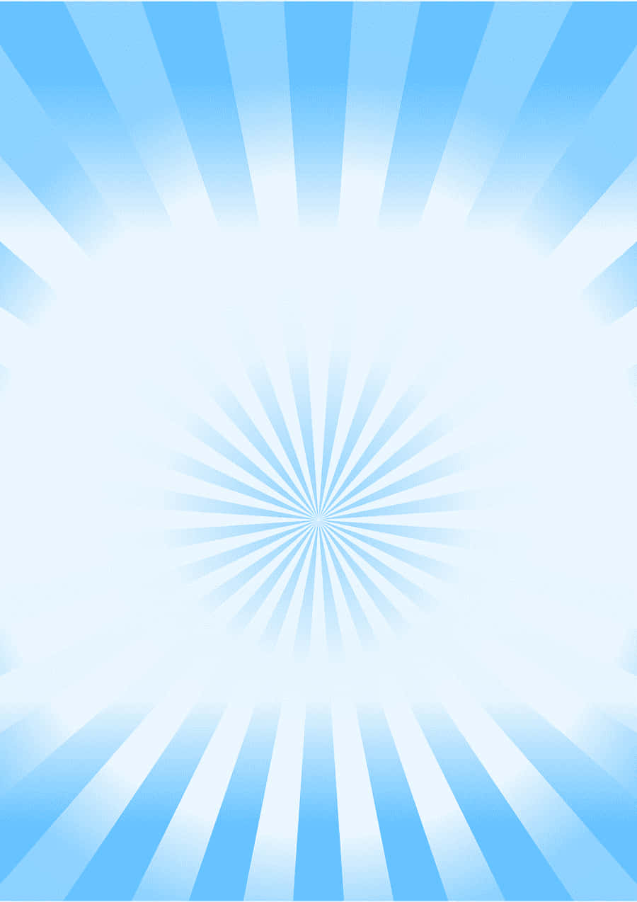 Himmelblaueshintergrundbild Mit Zentrierten Strahlen