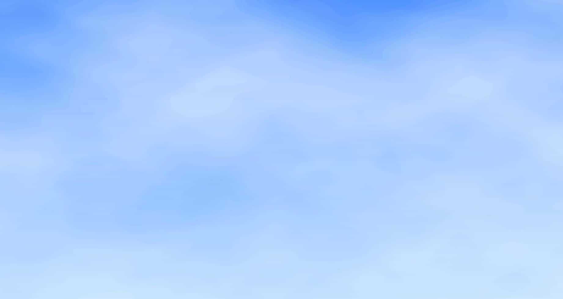 Volandoalto Sobre Las Nubes De Un Cielo Azul