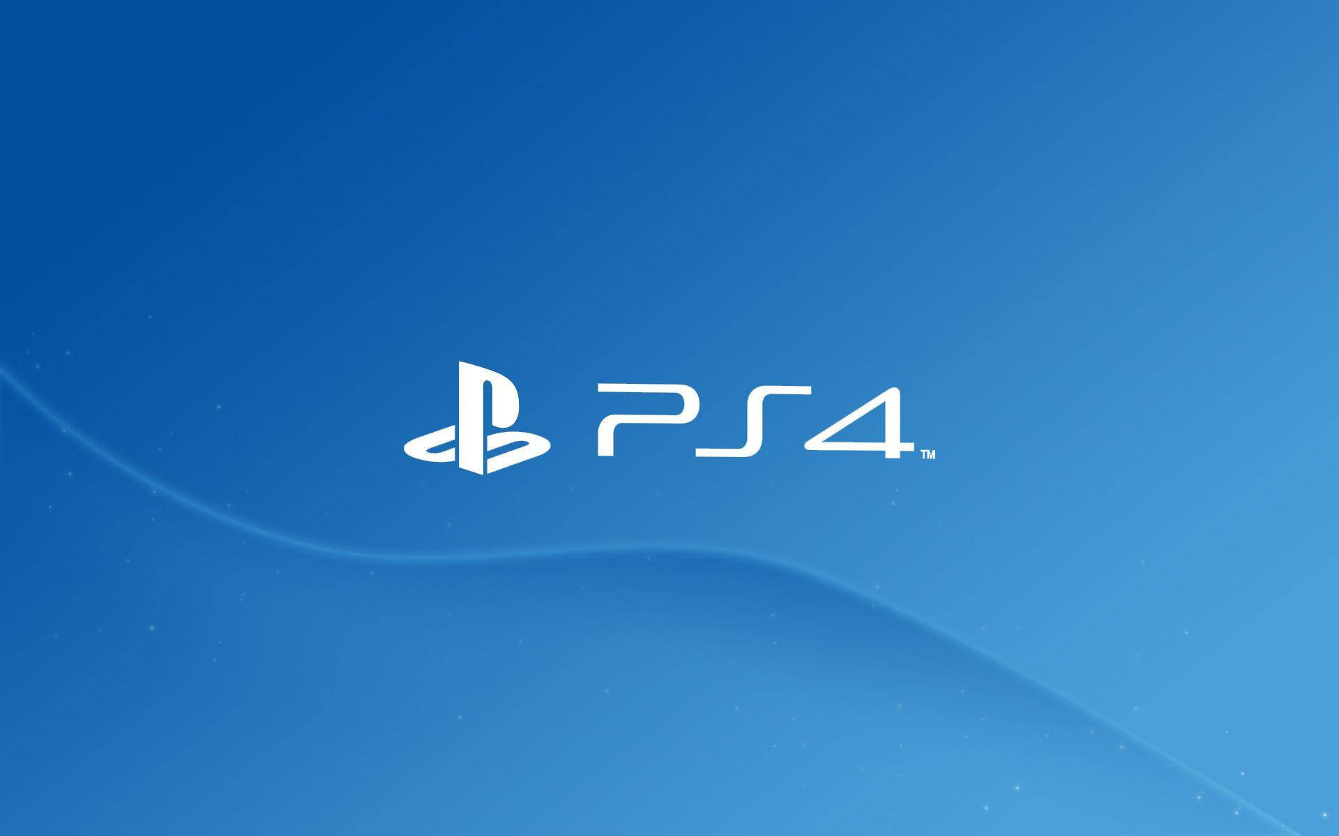 Sky Blue PS4 Logo Wallpaper