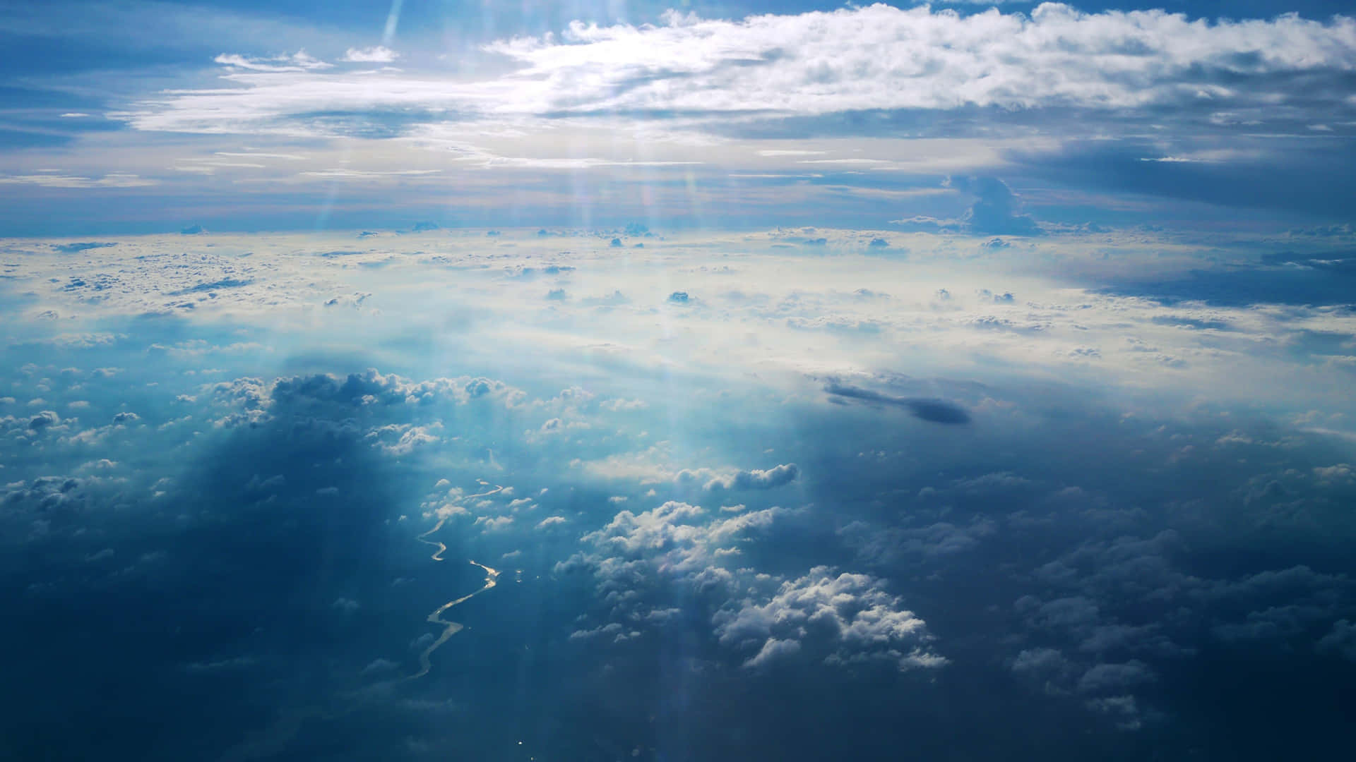 Majestic Sky Cloudscape- A Vivid Display of Beauty Above