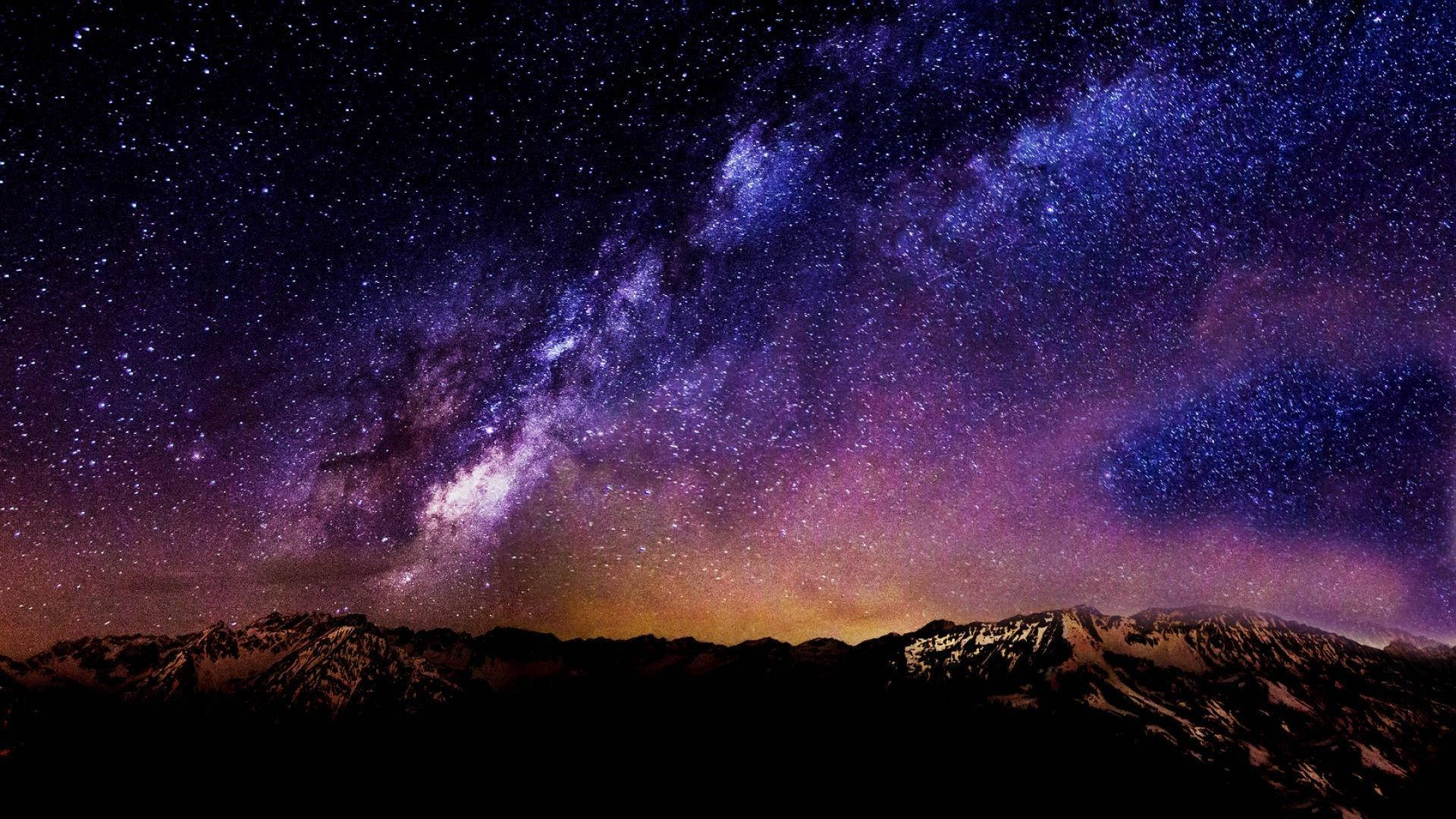 Sky Hd With Milky Way Wallpaper