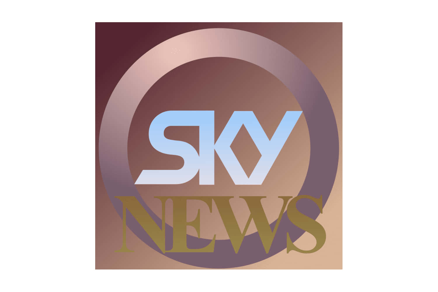 Sky News Pink Logo Wallpaper