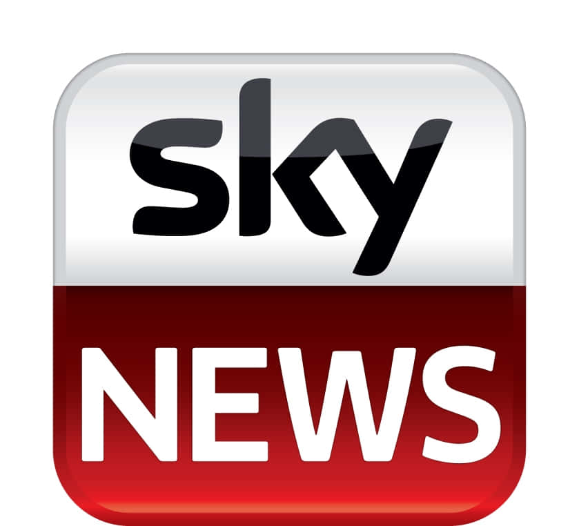 Sky News Red And White Logo Wallpaper