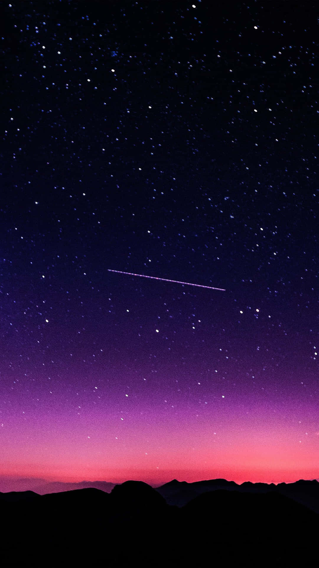 Download A Purple Sky With Stars | Wallpapers.com