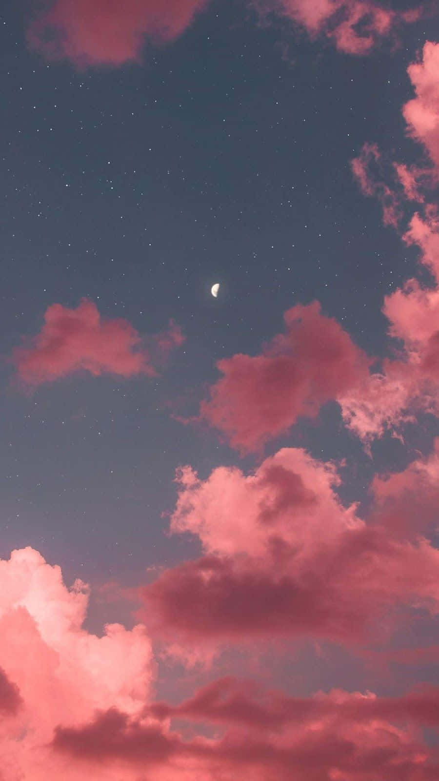 Imagende Un Cielo Rosa Con Nubes