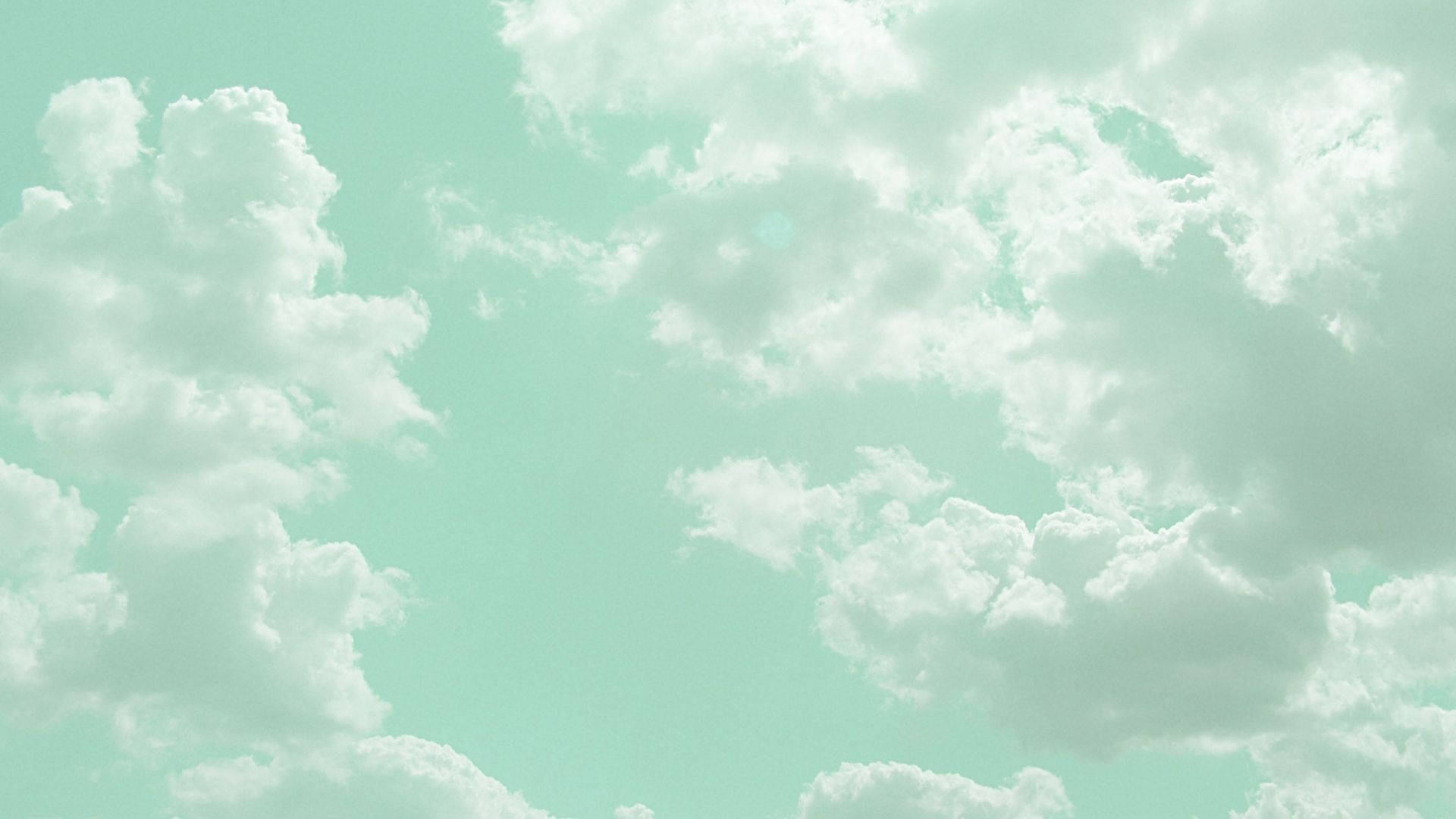 Sky Sage Green Desktop Wallpaper