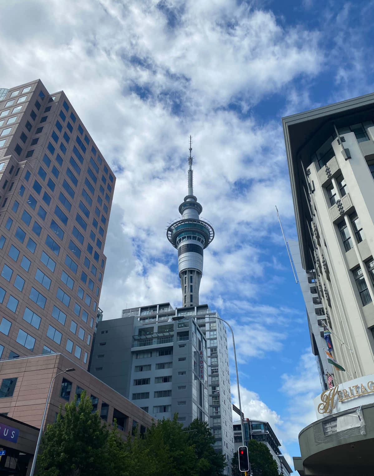 Sky Tower Auckland Cityscape Wallpaper