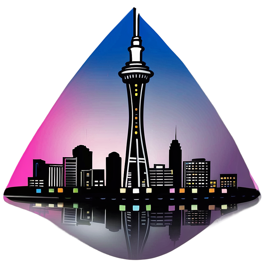 Sky Tower Auckland Icon Png Ntj PNG