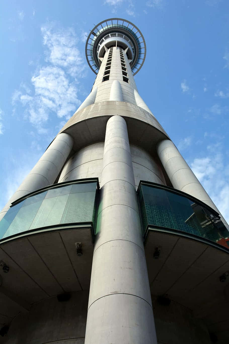 Sky Tower Auckland Looking Up Wallpaper