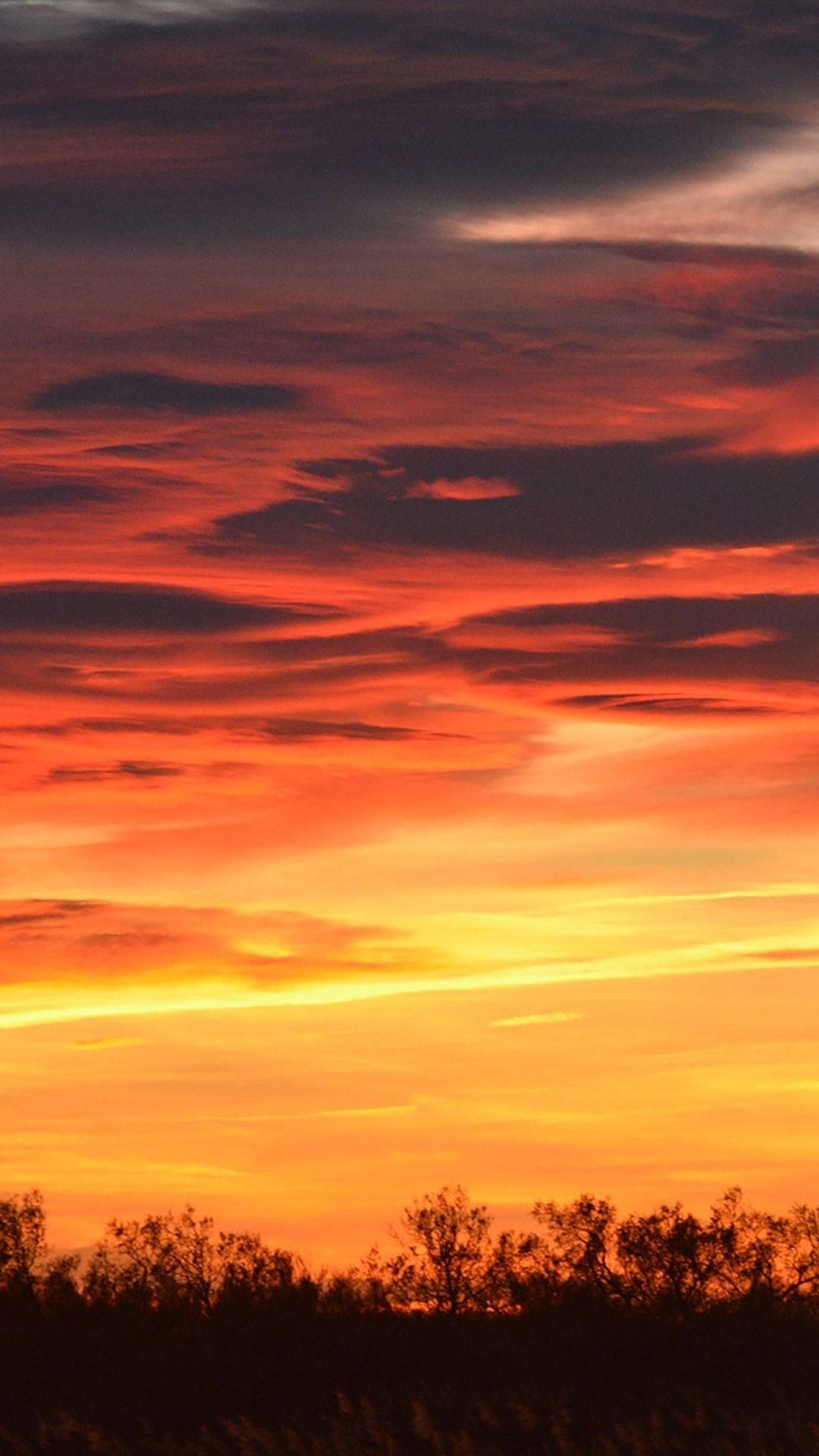 Sky View Sunset Wallpaper