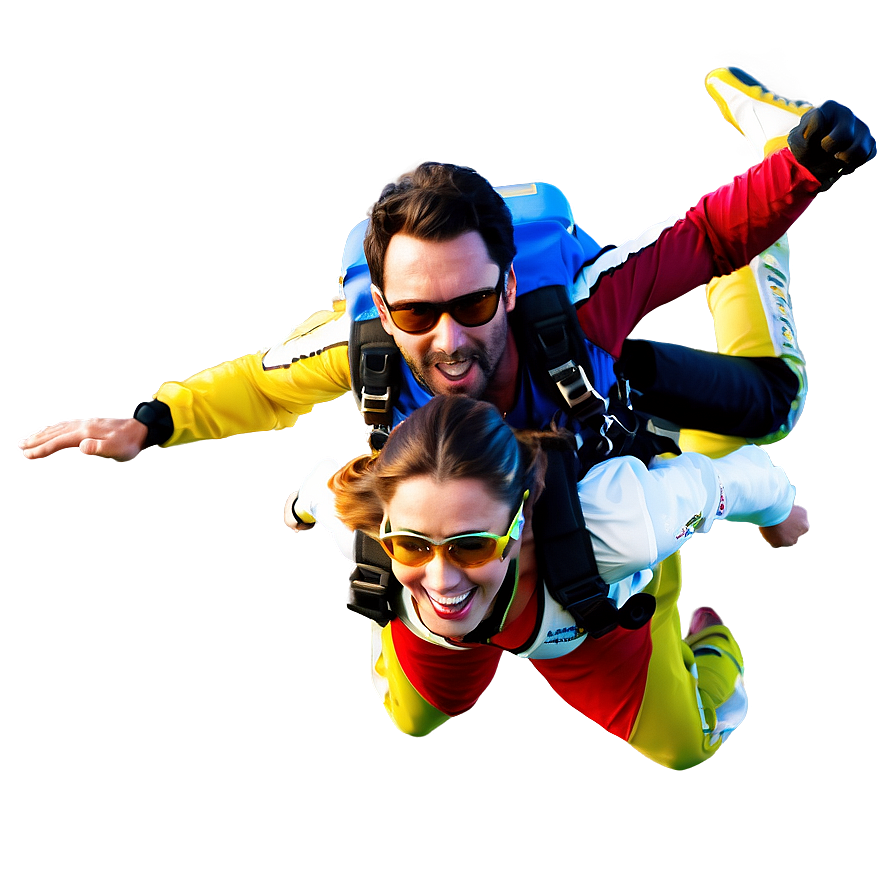 Skydiving Adventure Png 06252024 PNG
